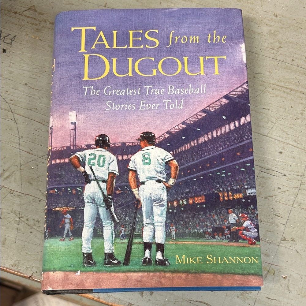 Tales from the Dugout by Mike Shannon - Purple and Green Cover